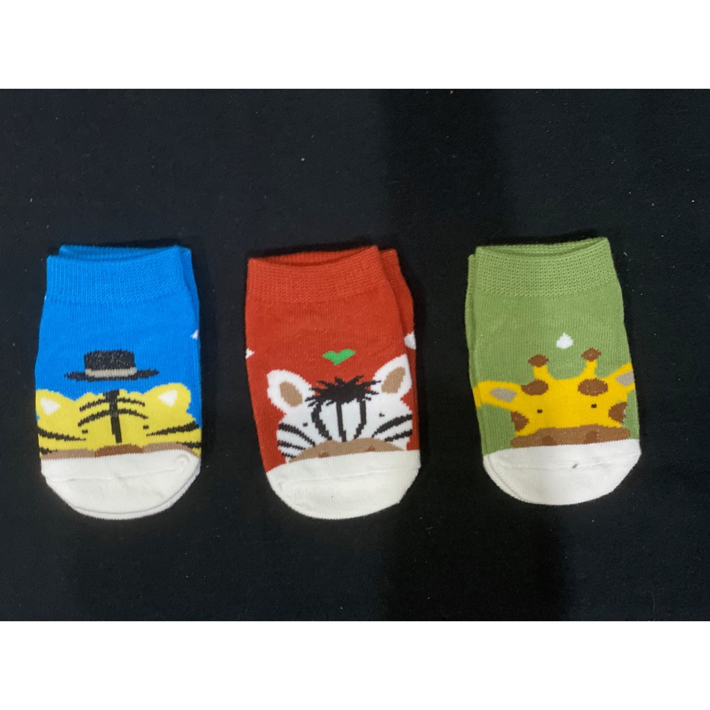 3pcs Kaos Kaki Bayi Import ANTI SLIP lucu, Bahan Nyaman CBKS LC