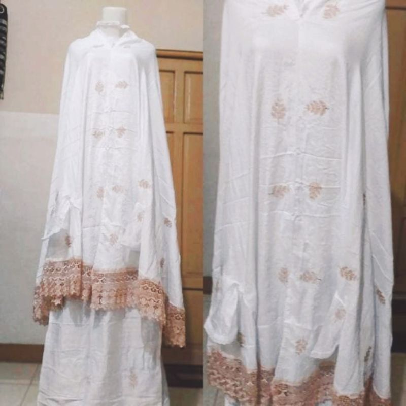 MUKENA BORDIR BAHAN RAYON