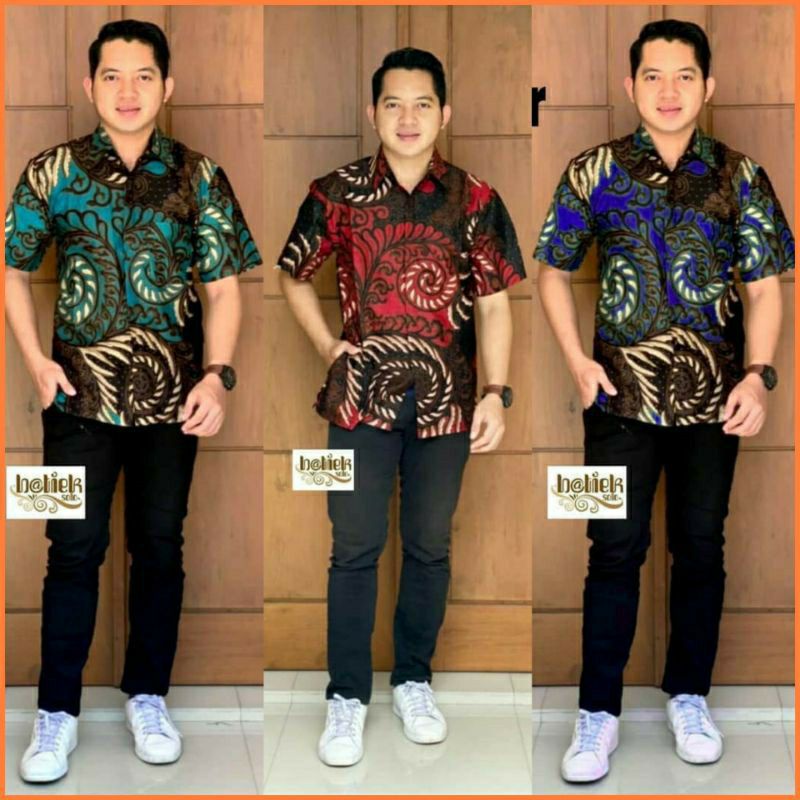 NEW ARRIVAL DISTRO BATIK PRIA SOGAN HRB026 BATIKAF NOTOARTO BATIK