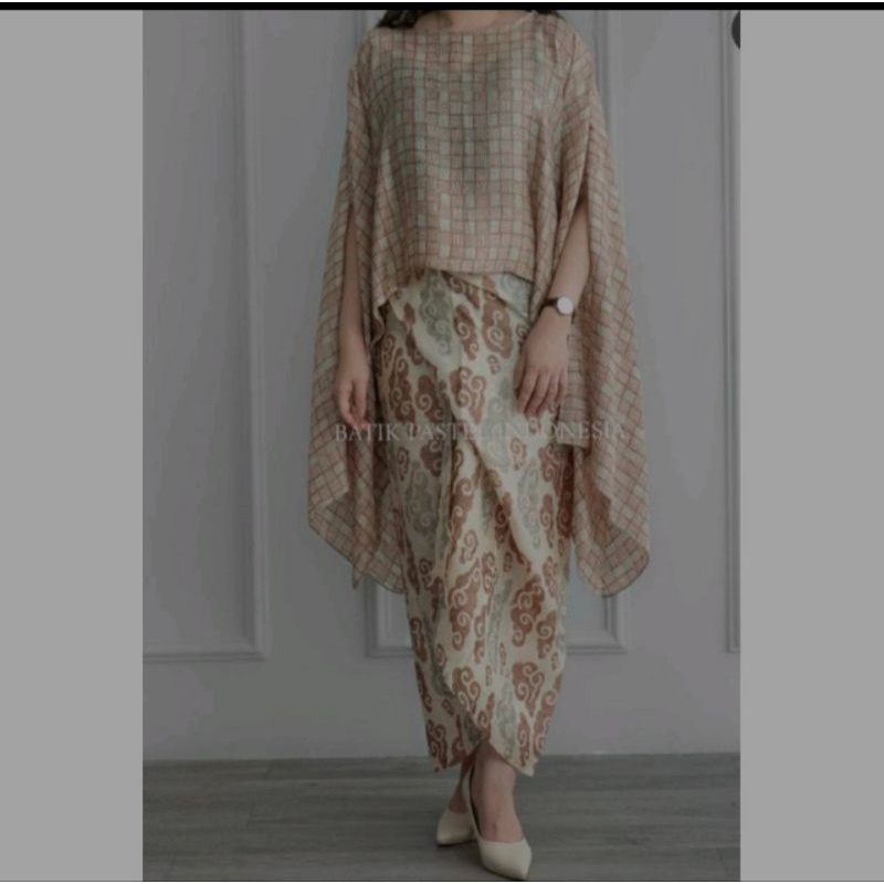 set Batwing viscose lasem