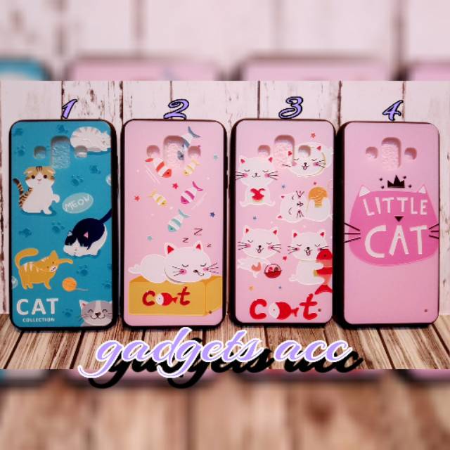 Case Fuze Cat Timbul for Samsung J7 Duo