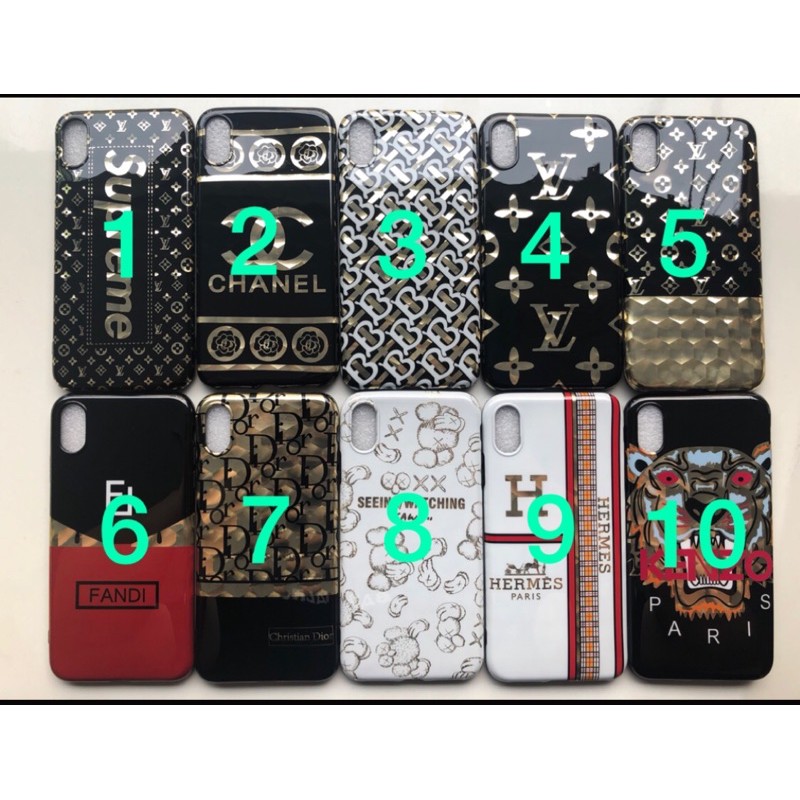 Case branded 4D glosy lunak mewah