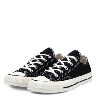 converse 70s black egret low