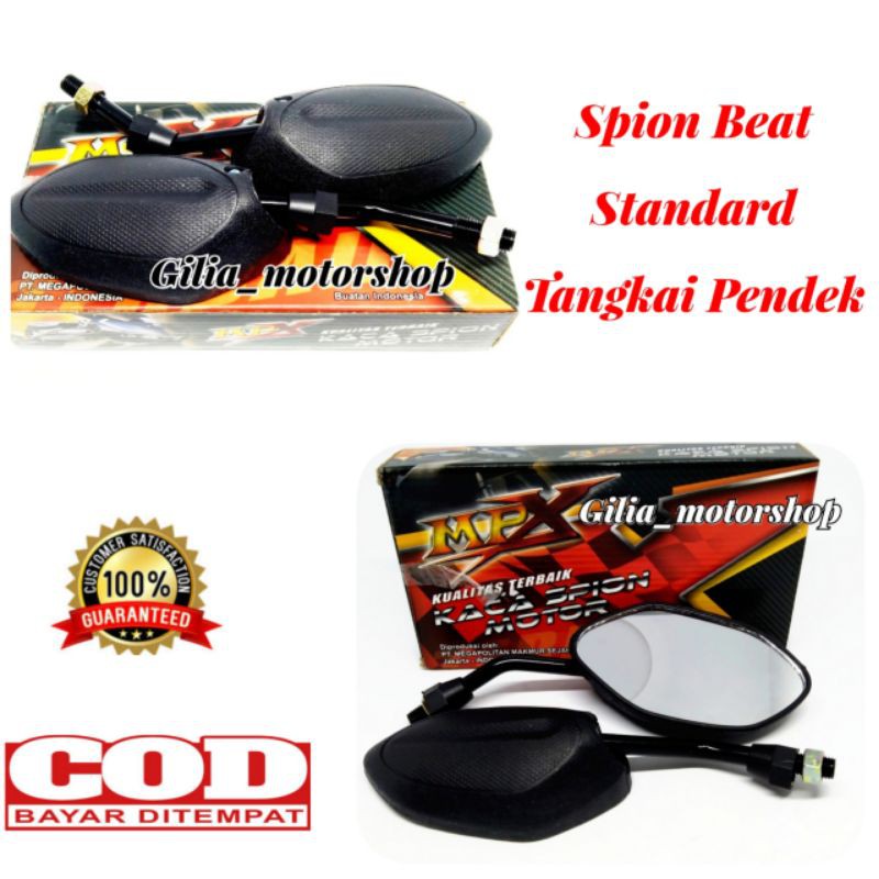 Spion Kaca Beat Standard Tangkai Pendek Spion Honda Beat Mini