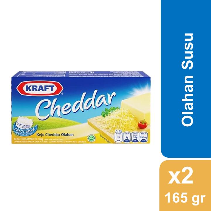 

Kraft Keju Cheddar Processed Cheese + Vitamin D 2 x 165 gr