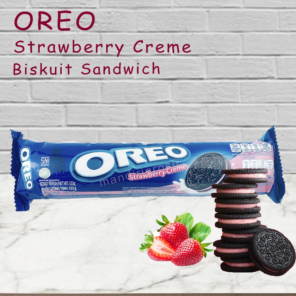 STRAWBERRY CREME *OREO * 119.6g * BISKUIT