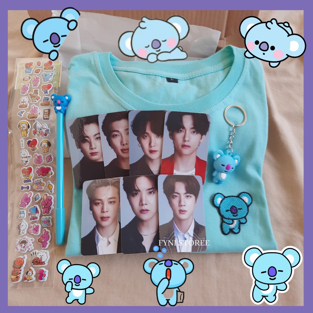 BAJU KAOS EDITION KOYA BT21 / KAOS BT21 / COD / PATCH BT21