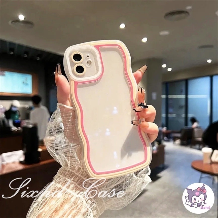 Samsung S20FE S22 Plus Ultra S21 S20 Ultra Plus Note 20 Ultra M12 M22 M32 M23 M33 M53 5G Candy Color Fashion Wave Pattern Phone Case Soft Cover