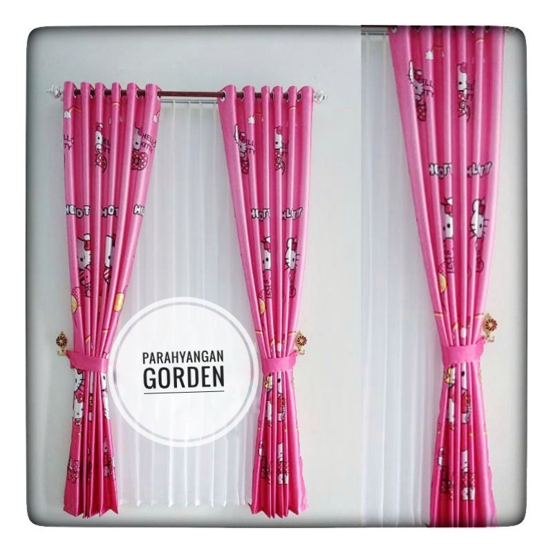 GORDEN Blackout Doraemon L.140× T.240 cm hordeng jendela anak