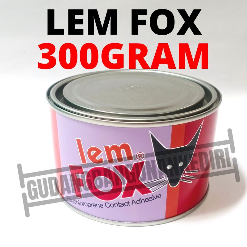 lem fox 300 gram lem kuning 300gram
