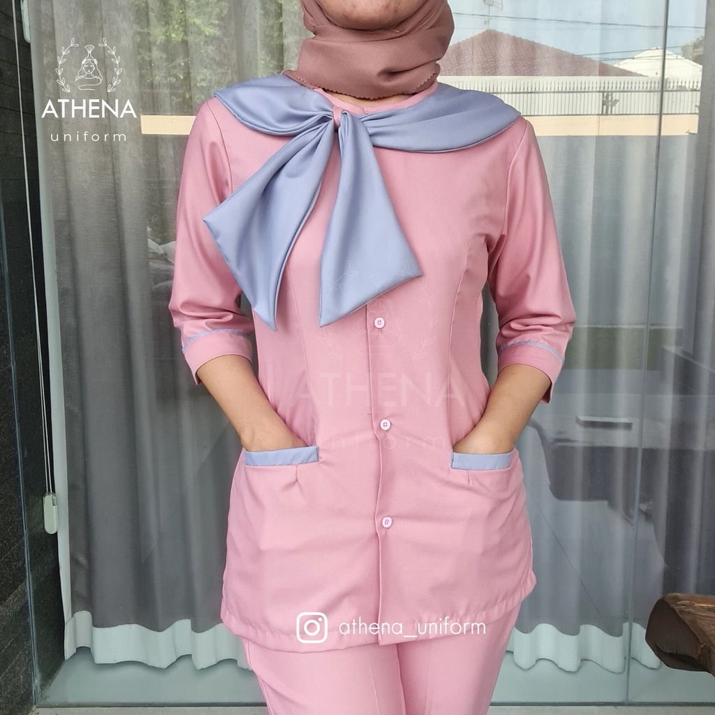 Jual Baju Seragam Suster/Seragam nanny/ SERAGAM ART/ SERAGAM KLINIK