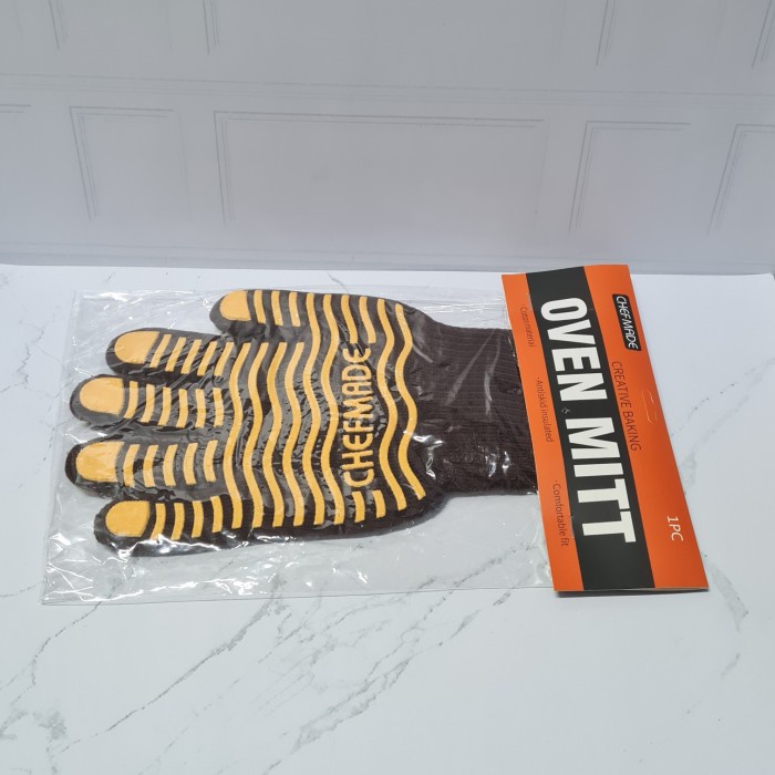 chefmade silicone knit oven mitten glove wk9445 /sarung tangan rajut tahan panas