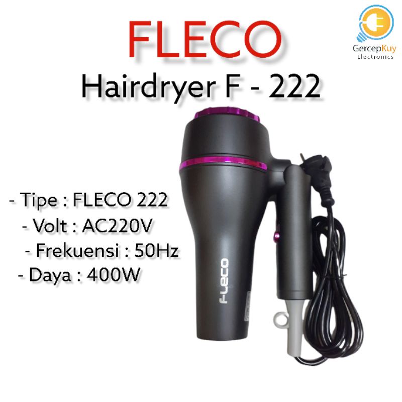 Hairdryer / Pengering Rambut FLECO F - 222