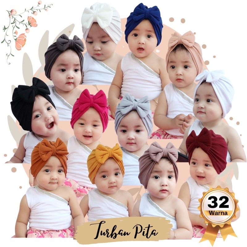 1 Losin 12 Pcs Turban Kupu Anak Random | Ciput Anak | Alus Collection | BISA C.O.D