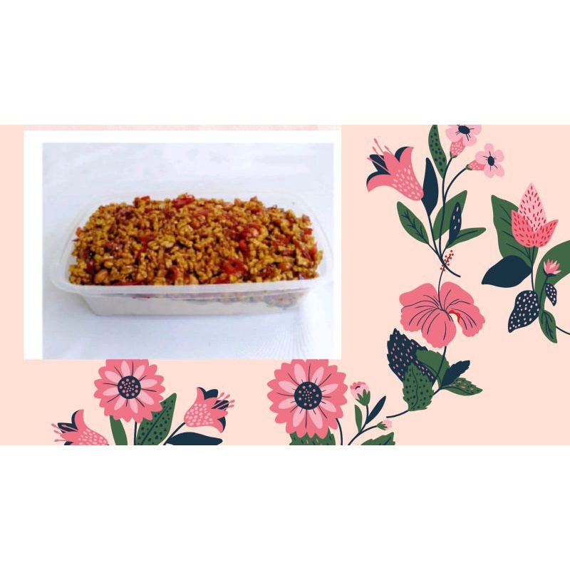 

Kering Tempe Kacang Pedas Manis UK 150 gr dan 300gr