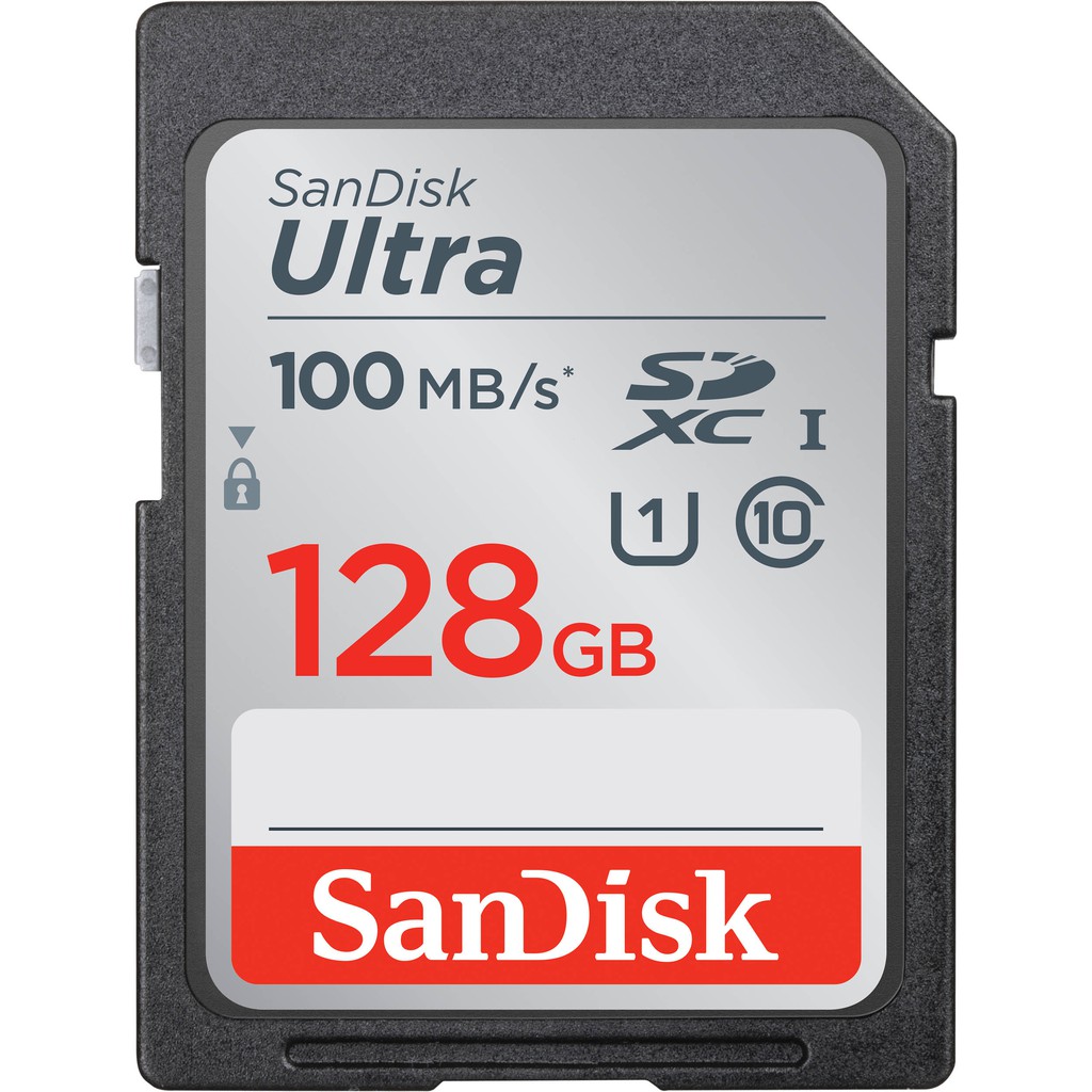 Sandisk Ultra SDXC UHS-I Card / SD Card Class 10 100MBps - 128GB