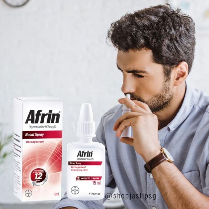 Afrin Nasal Spray Singapore 15Ml Decongestant Pilek Hidung Tersumbat