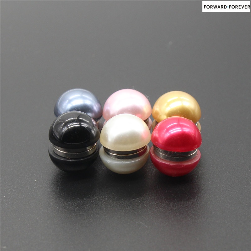 12 pcs Bros Magnetik Bentuk Mutiara Kecil Untuk Hijab / Syal M10069-12