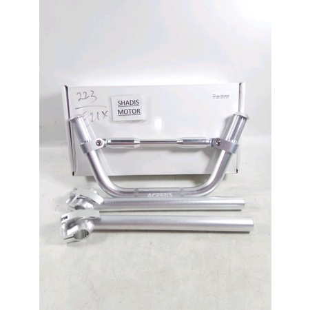 Stang Stir Motor Trail Model Acerbis Warna Silver Stang Stir Motor