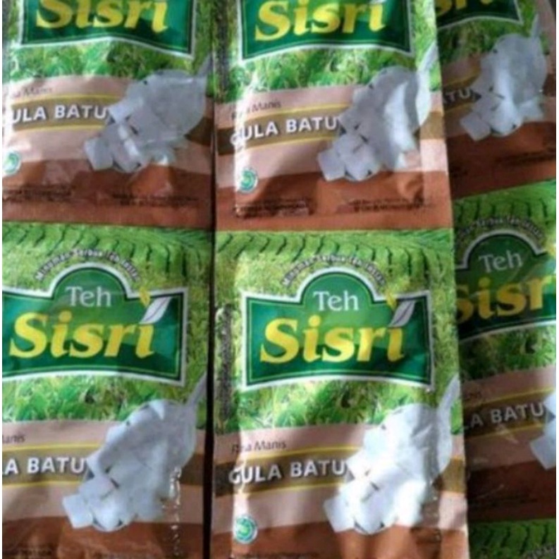 TEH SISRI Gula Batu 1 Renceng isi 10 Pcs