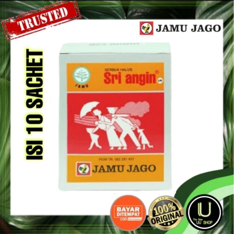 

Jamu Jago Sri Angin (isi 10 bungkus)