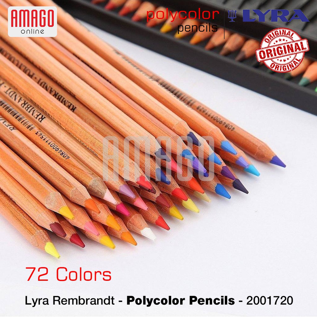 LYRA - REMBRANDT POLYCOLOR PENCILS - 72 PCS - ASSORTED COLORS - 2001720