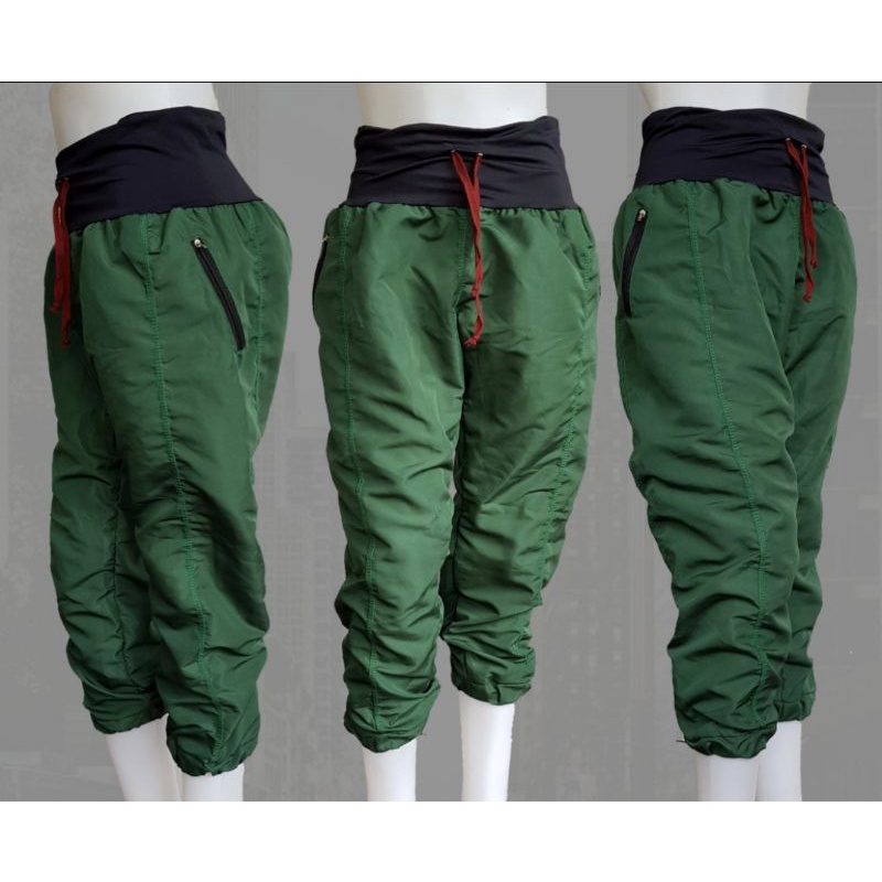 Celana jogger//bahan parasut unisex cewe/