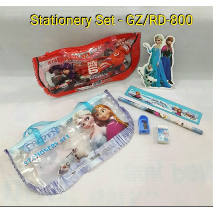 Stationary Set 6 in1 / Alat tulis anak DZ/RD 800 Cuci Gudang/Promo