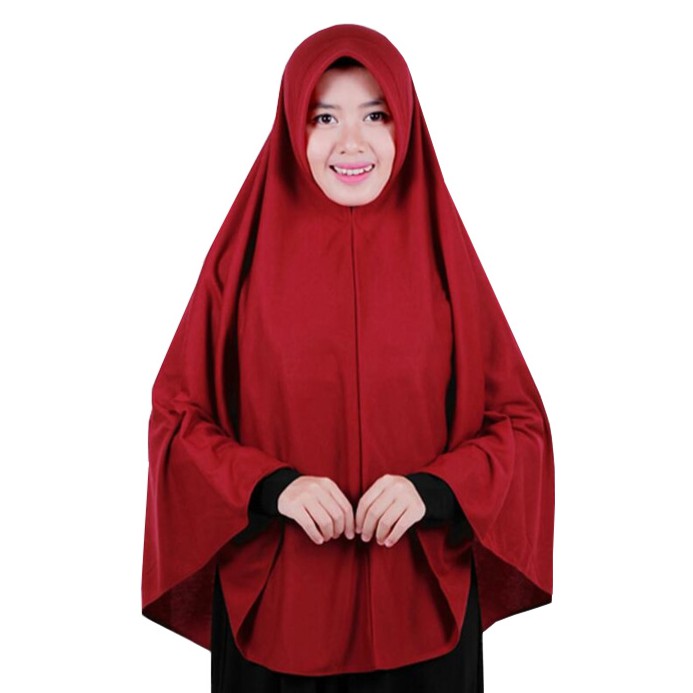  Jilbab  Khimar Syari Jumbo Pet Antem  Hijab Instan Bergo 