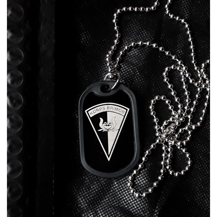 Kalung DogTag Custom Hitam