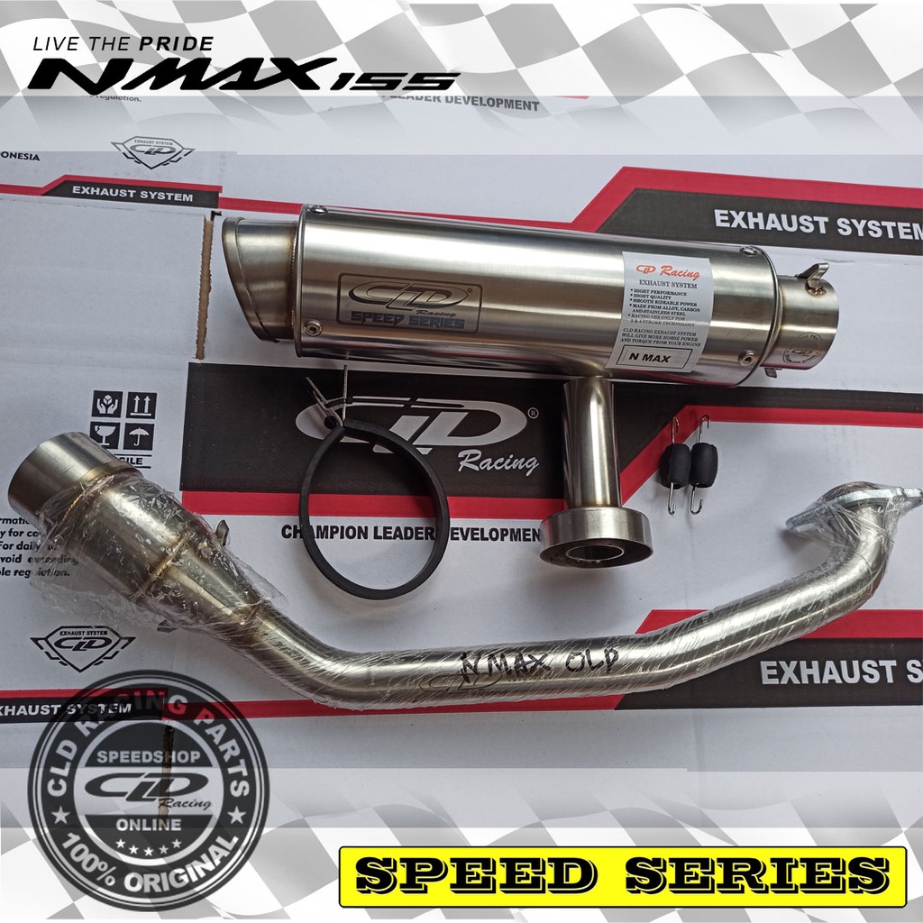 knalpot cld yamaha nmax 155 original type speed series