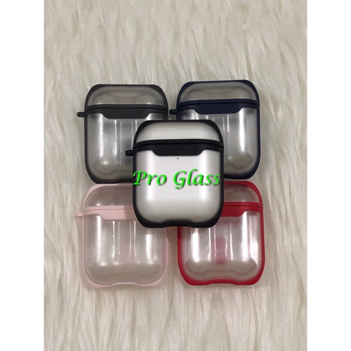 Apple Airpods Airpod 1 / 2 New ARCYLIC DOFF Clear Premium Case + Strap