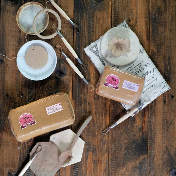 Hot sale  Clay Tanah Liat Lempung 1/2 kg Prakarya  Hanya di Toko Awal