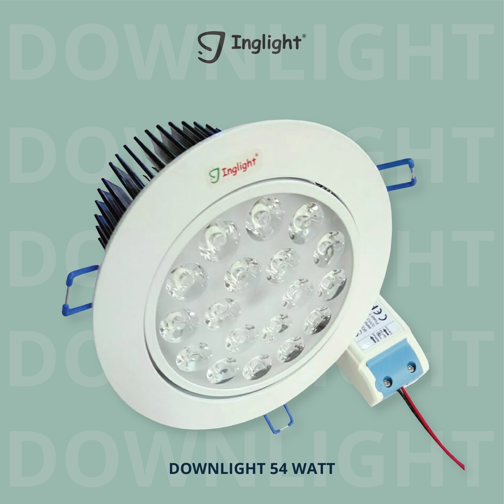 Lampu LED DOWNLIGHT (54 watt) Toko Perhiasan Emas