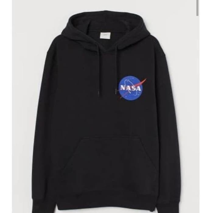 (BIG SALE) SWEATER HOODIE NASA / HOODIE NASA BACK LOGO H&amp;M