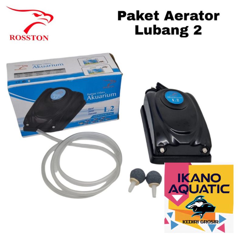 Paket Airpump Aerator 2 Lubang