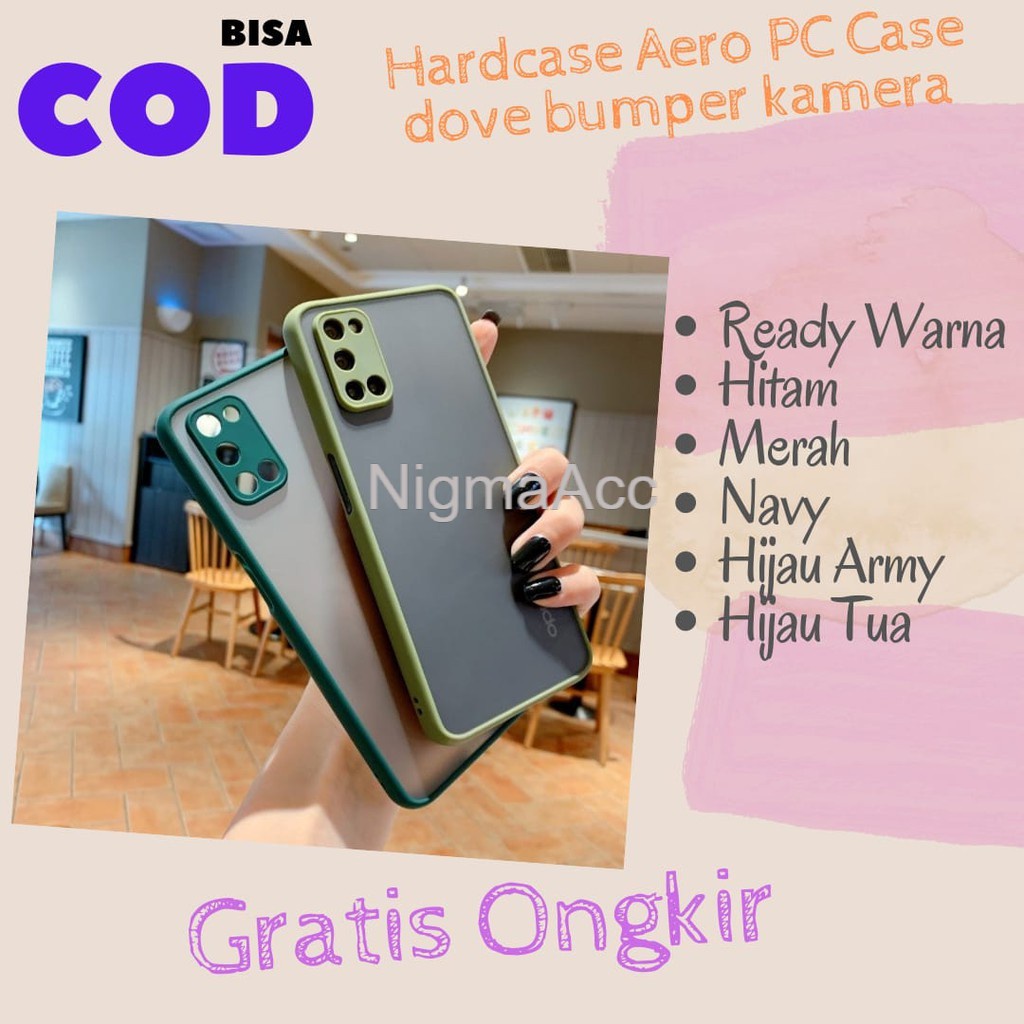 XIAOMI REDMI 10 9T 9 9A 9C 8A 6X MI A2 LITE Case Dove Camera Protector Hardcase Warna Doff Anti Miny