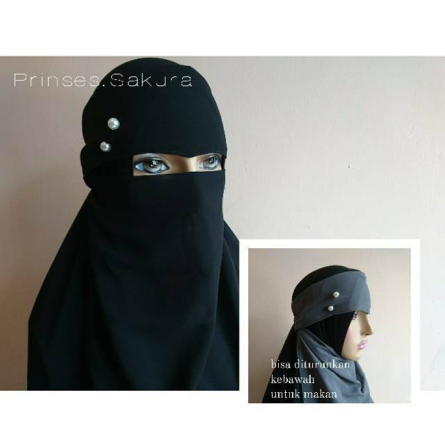 Niqab Cadar elang eagle eyes