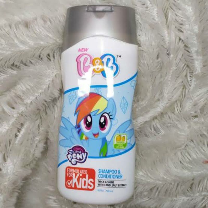 Jual B&B Shampoo & Conditioner Little Pony Rainbow Dash 200ml | Shopee ...