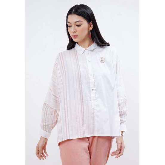 READY NO JASTIP killa shirt white benang jarum by buttonscarves