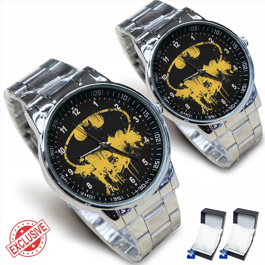 Jam Tangan Rantai Couple BATMAN