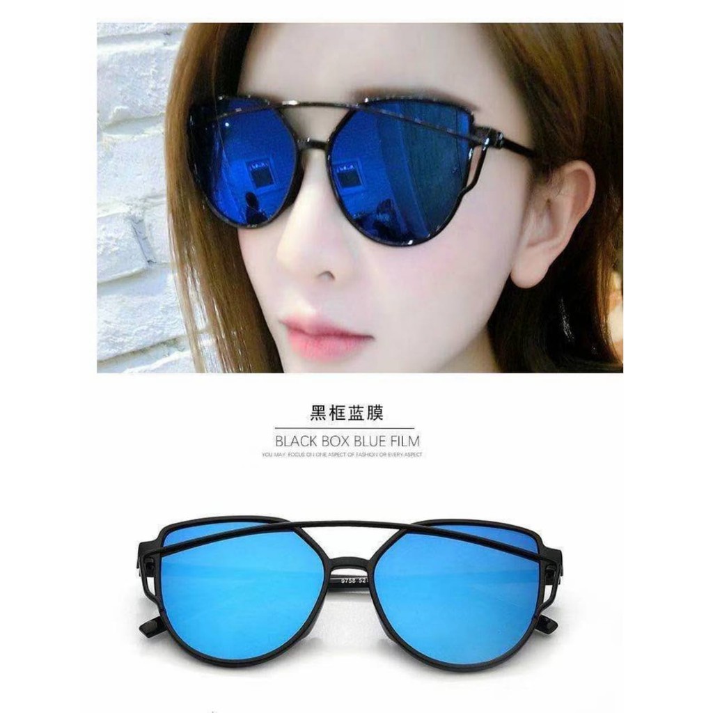 rowling(19-5)Harga Murah Kacamata Wanita Kacamata Hitam Gaya Mata Kucing Cat Eye Women Sunglasses Kacamata Fashion