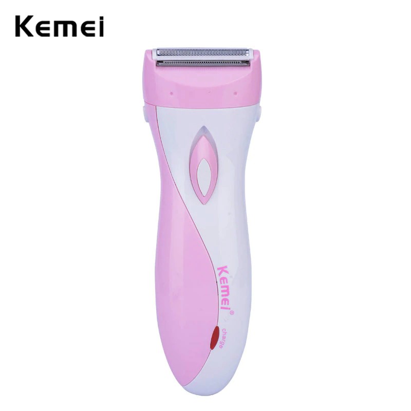 Alat Cukur Rechargeable Elektrik Shaver Bulu Rambut Tangan Kaki Ketiak Wanita Kemei KM-3018