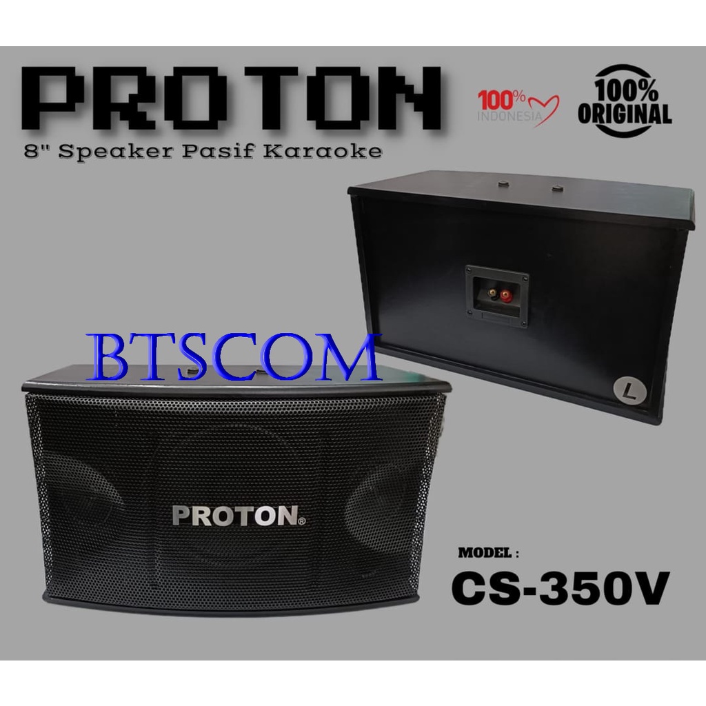 SPEAKER PASIF 8 INCH PROTON CS 350V  PROTON CS350V 2 UNIT ( SEPASANG)