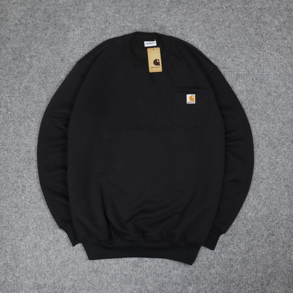 JAKET SWEATER CREWNECK CARHART SIMPLE UNISEX GOOD QUALITY