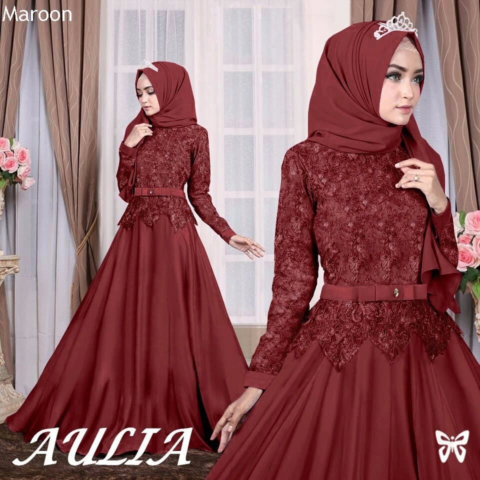 PAKAIAN WANITA BAJU MUSLIM GAMIS AULIA SYARI