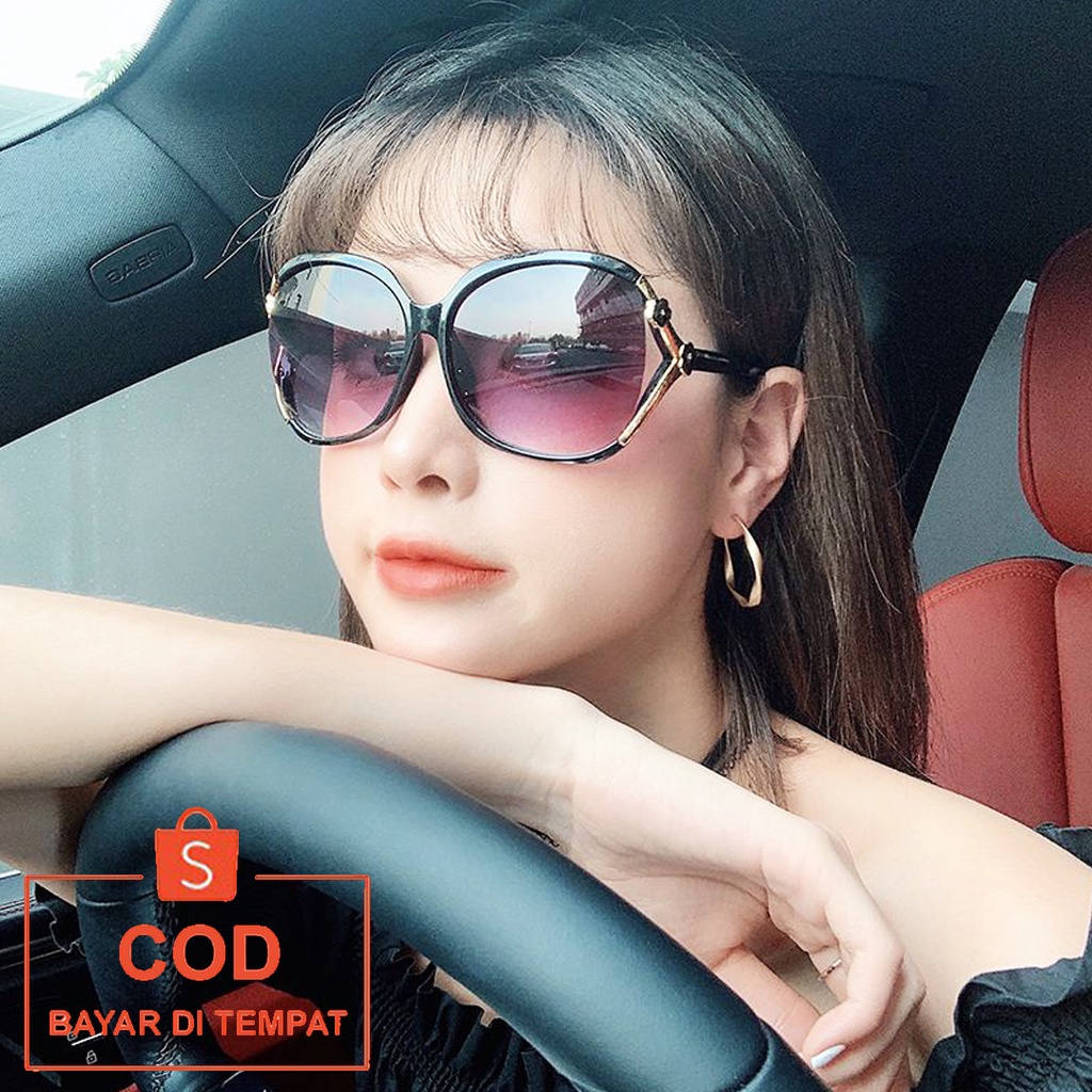 ✅COD KACAMATA HITAM SUNGLASSES AKSESORIS FASHION KOREAN STYLE PHOTOCROMIC ANTI RADIASI GAYA WANITA PEREMPUAN CEWEK KOREA ORIGINAL