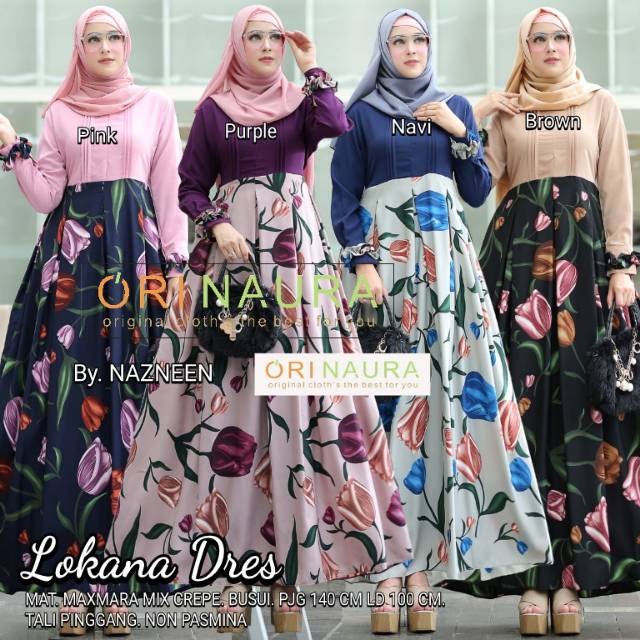 LOKANA DRESS ORI NAURA