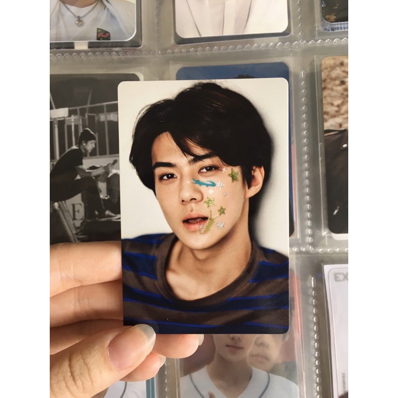 photocard pc sehun exo sg16 season greeting 2016