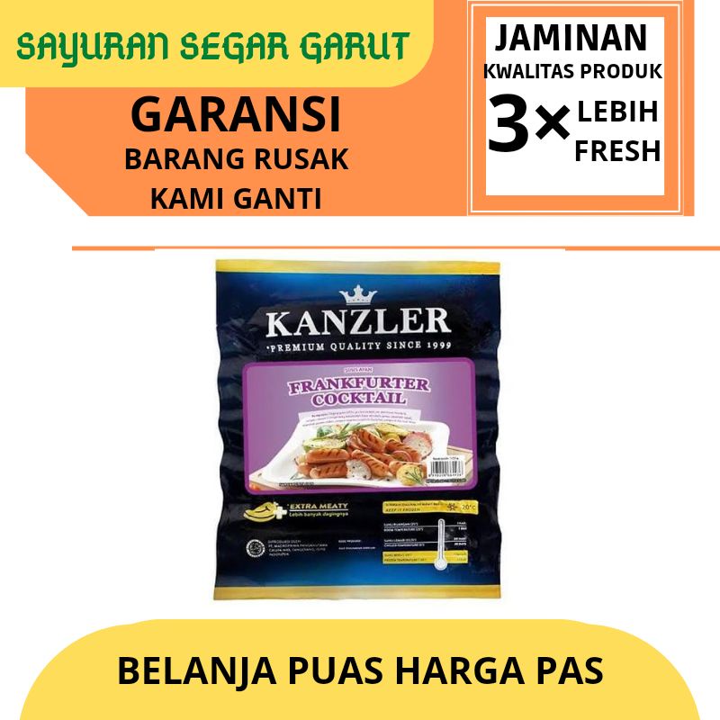 

Kanzler Sosis Ayam Frankfurter Cocktail 500gr by Sayuran Segar Garut